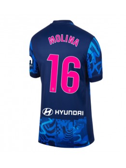 Atletico Madrid Nahuel Molina #16 Ausweichtrikot für Frauen 2024-25 Kurzarm